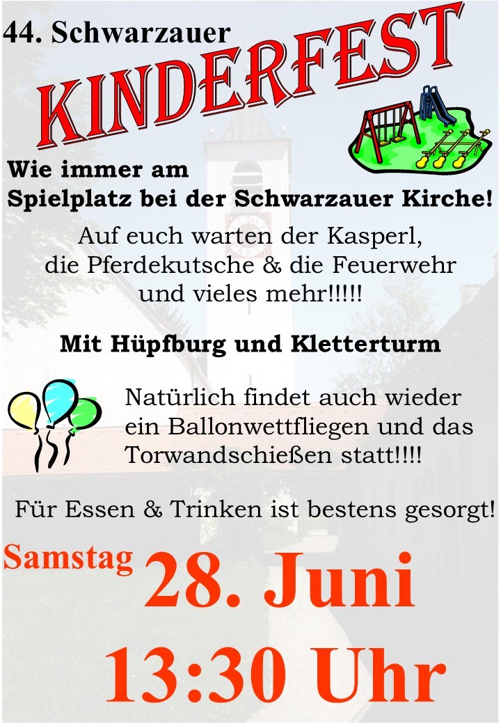 Kinderfest Schwarzau 28.06.25