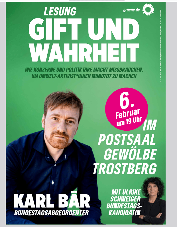 Plakat, Karl_Bär_060225_Gift und Wahrheit